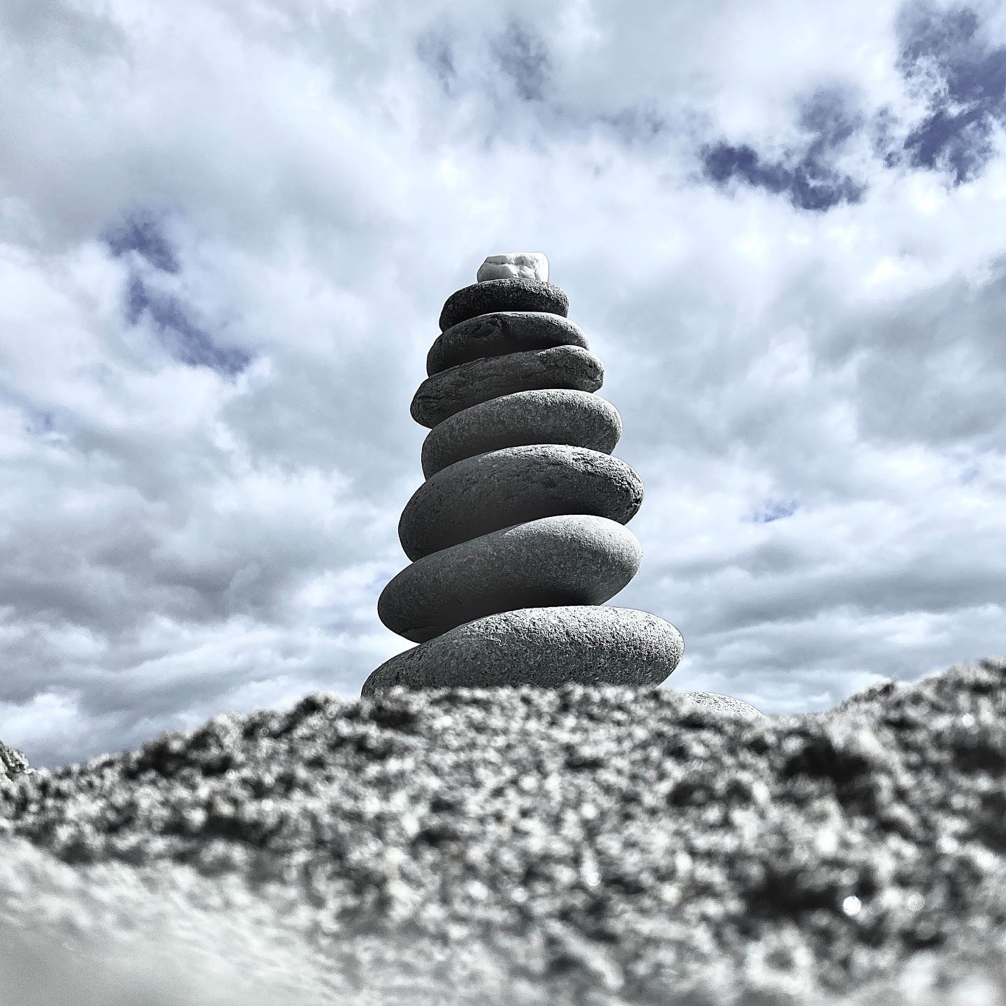 Picture of a stack of rocks